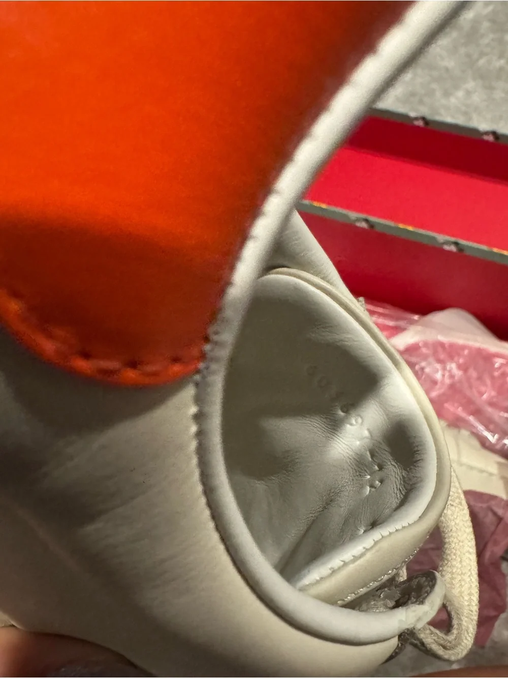 Gucci leather sneakers